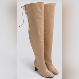 Faux Croc Women's Tall Boots 13 Wide and 14 Wide!!!